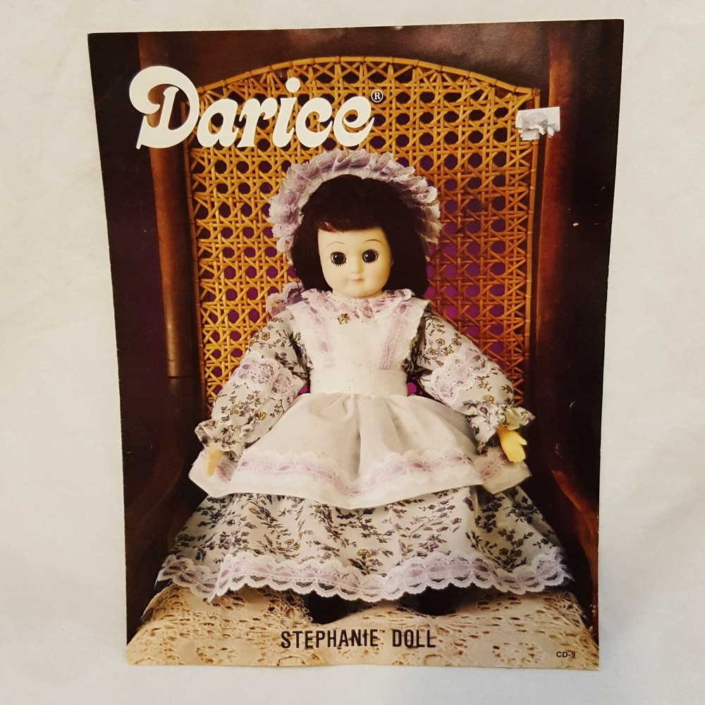 Stephanie Doll Sewing Pattern Darice CD-9 Vintage 1982