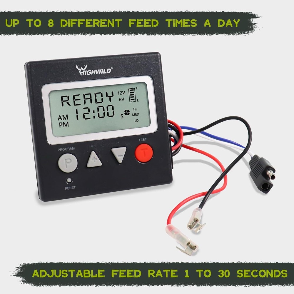 Highwild 6-Volt Deer Feeder Digital Power Control Unit