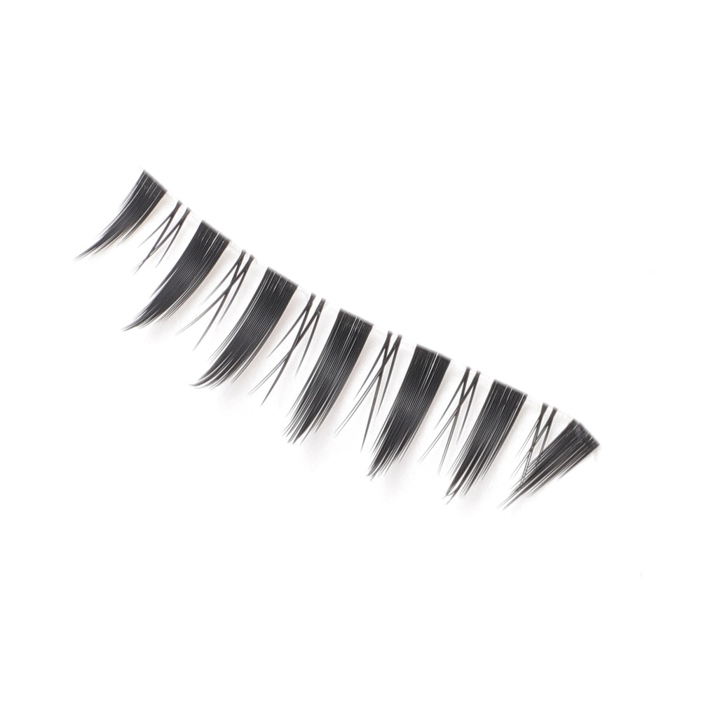 Natural False Eyelashes for Makeup Black LK02 5 Pair