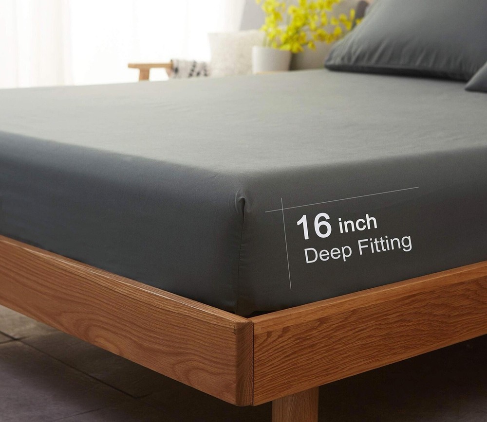 Split Flex Top King Bottom Fitted Sheet Only Sleep Number Mattress 1800 Threads
