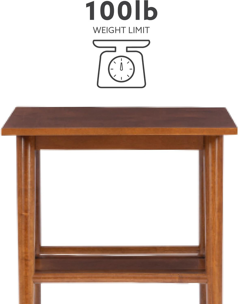 Melissa Mid-Century Walnut End Table