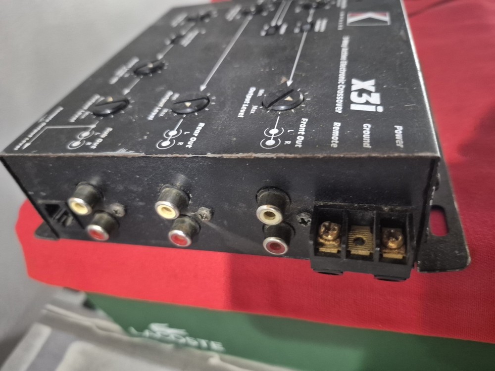 Kicker X3i 3-way Active Electronic Crossover Bundle Untested