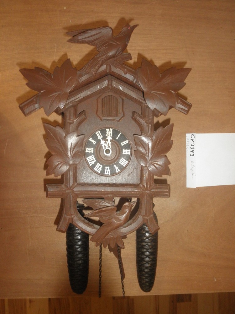 German made working Herbert Herr 8 day Cuckoo Clock CK3393rl