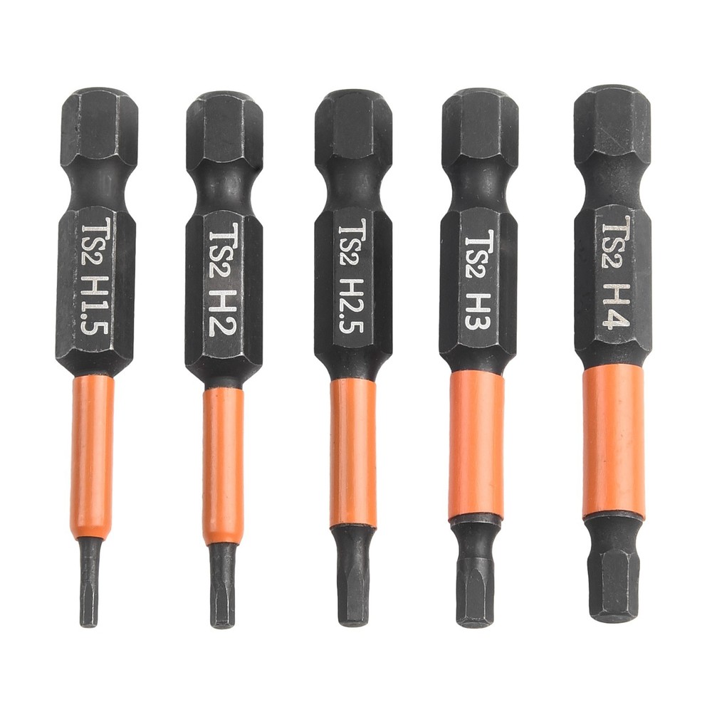 DIY Home Projects Screwdriver Bits Electric Screwdriver 50mm Length Black