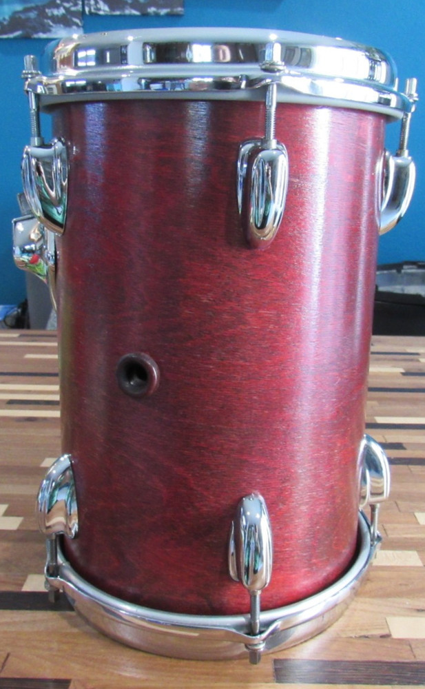 Custom Made 8" x 12" Deep Tom With Slingerland Hardware+Rare Eames Shell