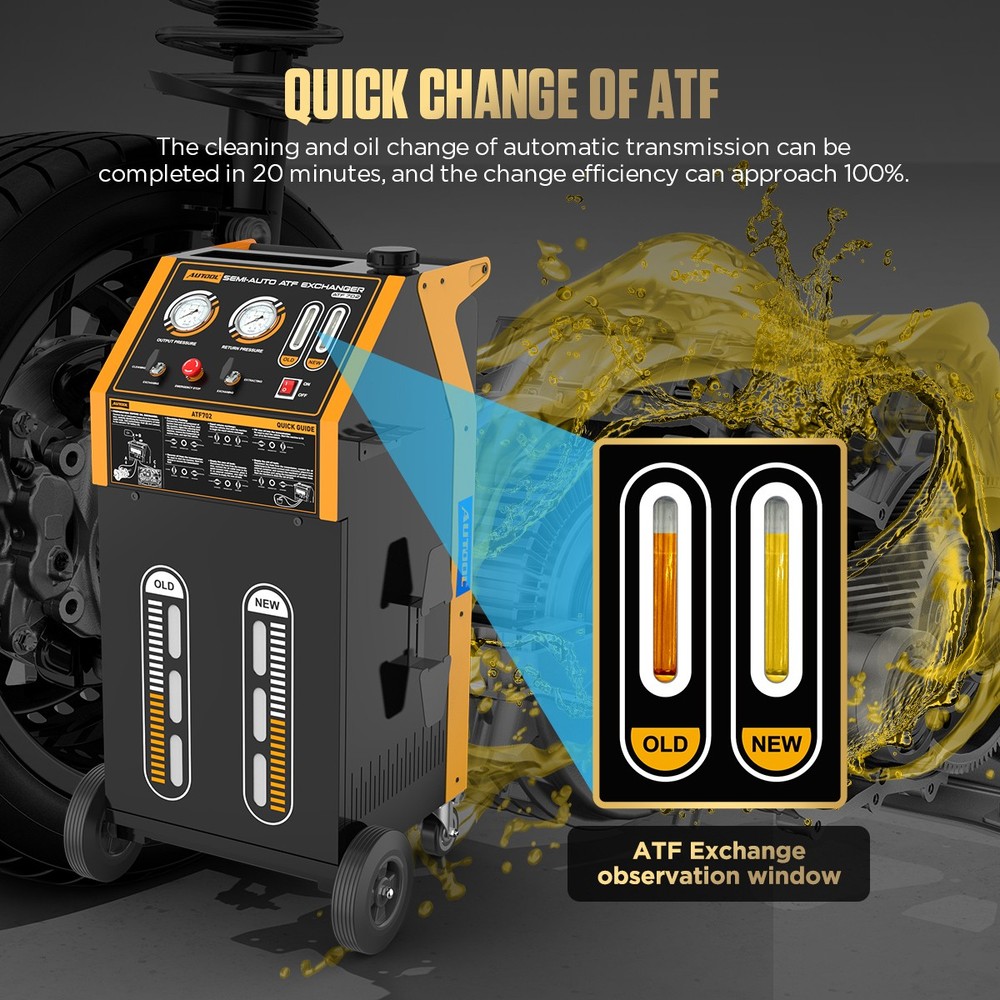 12V Transmission Flush/Cleaning Machine Automatic Transmission Fluid Exchanger