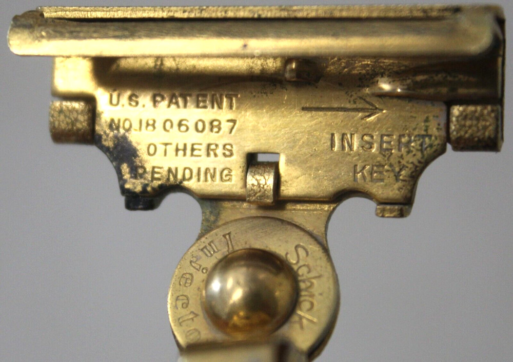 Vintage Schick Injector Razor - Butterscotch Bakelite Handle