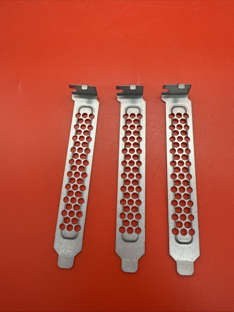 Quantity 3 - IBM Power8 Full Height PCI-e Vented Covers