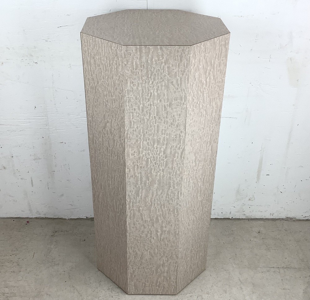 Vintage Modern Display Pedestal- Octagonal