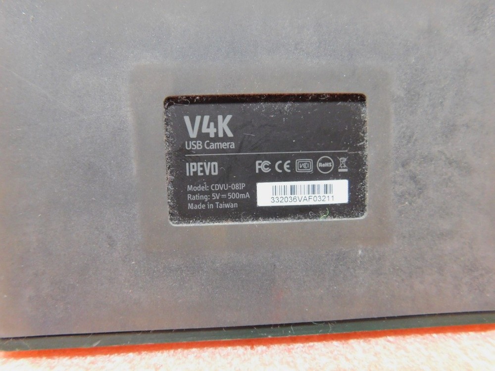 IPEVO V4K 8.0 Megapixel USB Document Camera -- CDVU-08IP