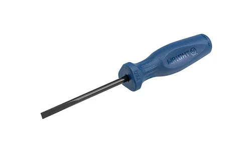 Slotted Screwdriver Large Ergonomic Handle Square Shank 8" Blade Length - 3/8"