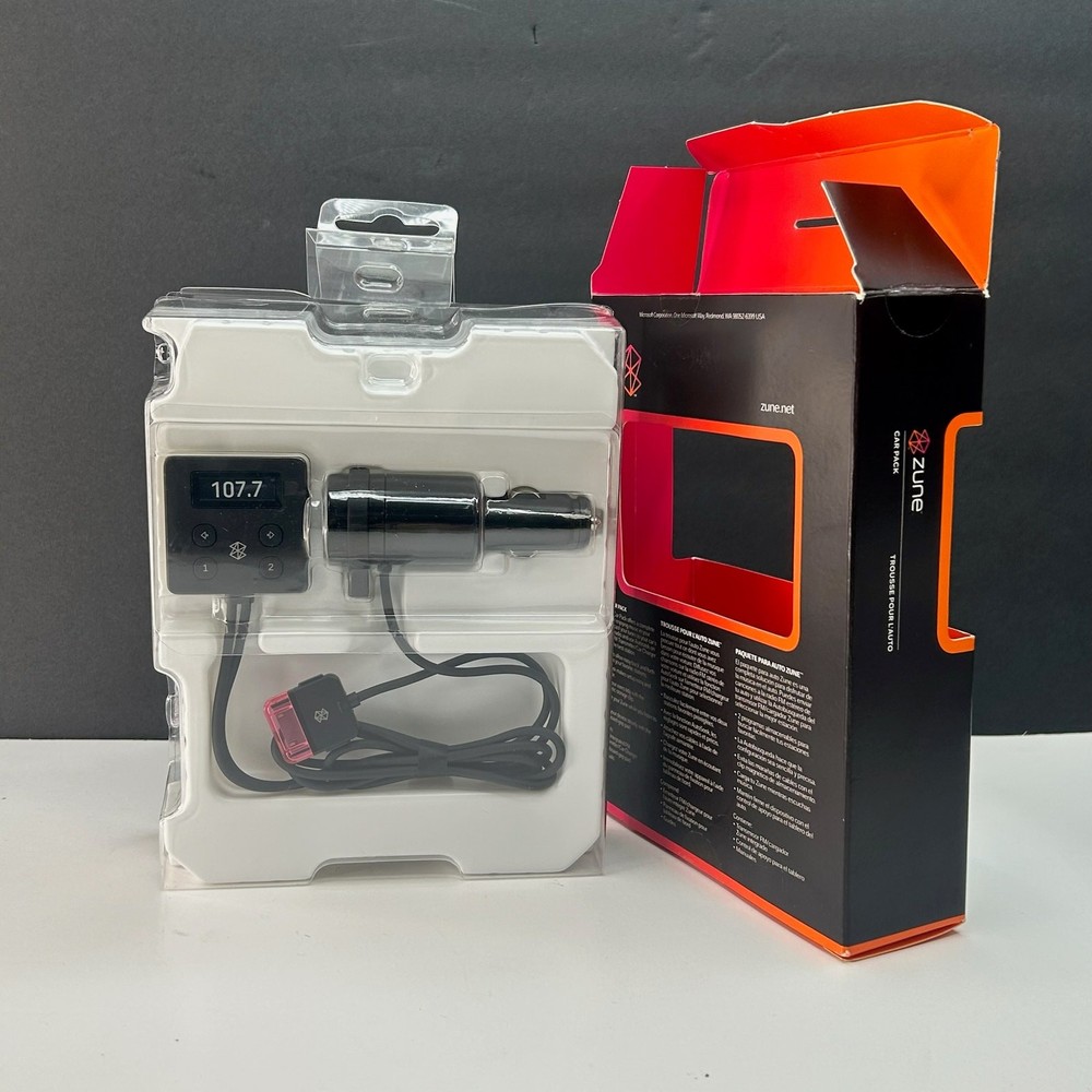 Microsoft Zune Car Pack FM Transmitter Black