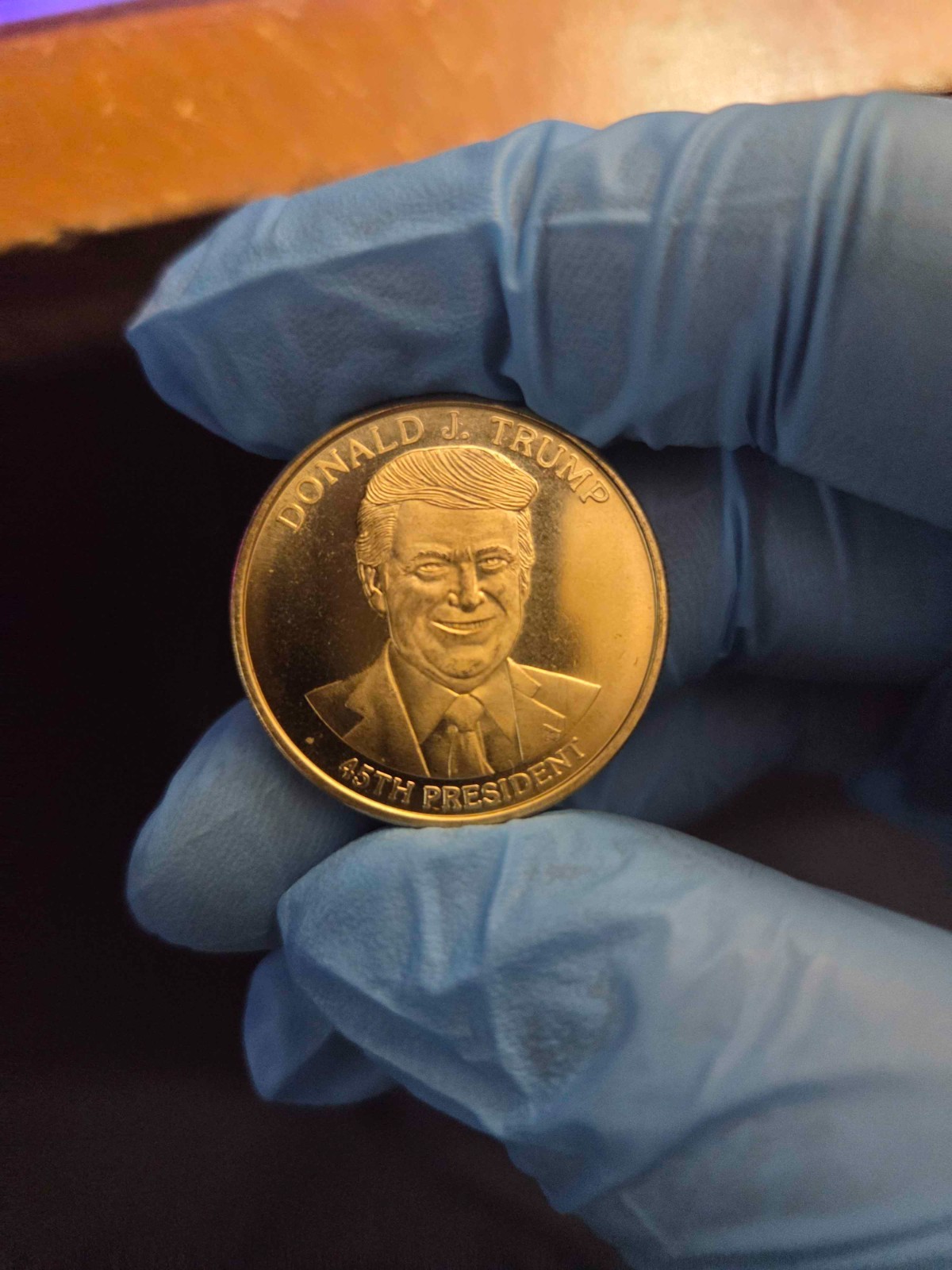 Donald J. Trump 45th President Coin