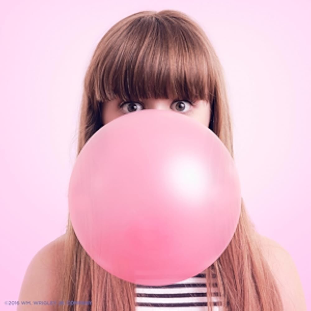 Sour Blue Raspberry Bubble Gum, 5 Piece