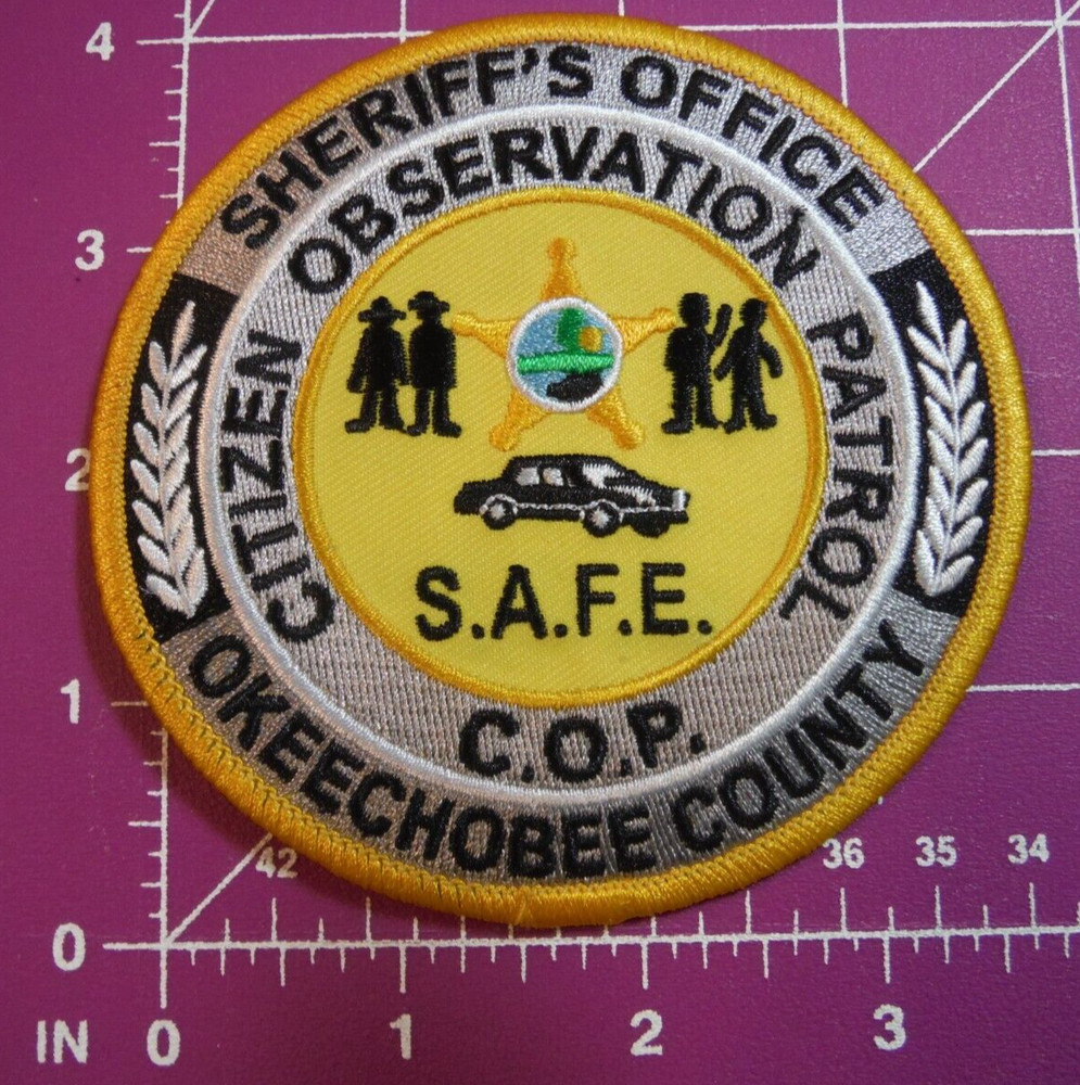 Okeechobee County Sheriff's Office Florida Citizens Observation Patrol Patch