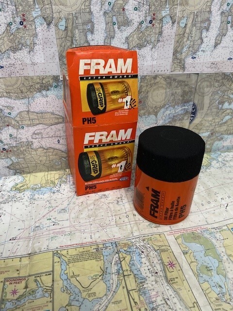 Fram #PH5 Extra Guard Spin-On Oil Filter.