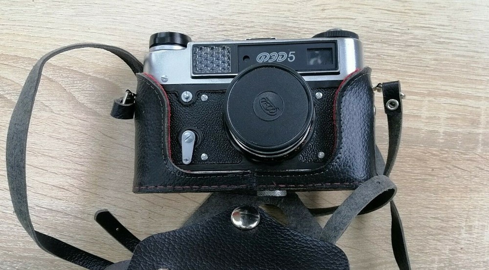 Soviet rangefinder FED-5 + Industar-61 LD lens.