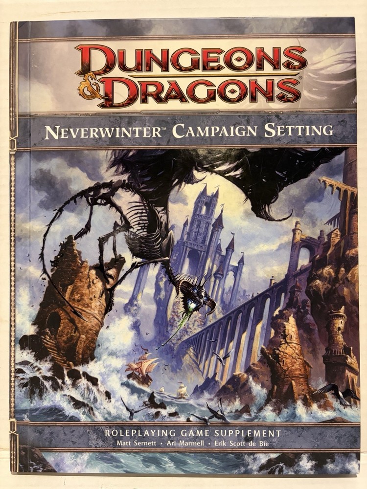 Dungeons & Dragons 4e Neverwinter Campaign Setting New NM w/Map 2011!
