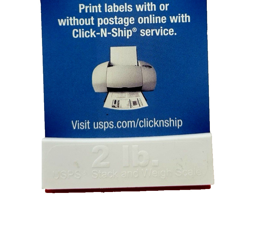 Vtg USPS Stack and Weigh Easy Shipping Scales Stackable 1 - 6 lbs