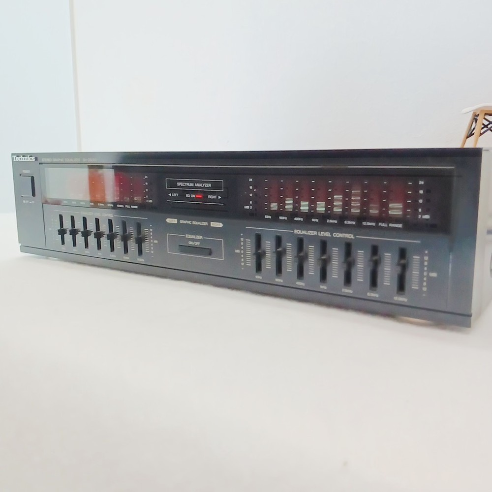 Technics SH-D5000 Stereo Graphic Equalizer Spectrum Analyzer Used Ships in 1 Day