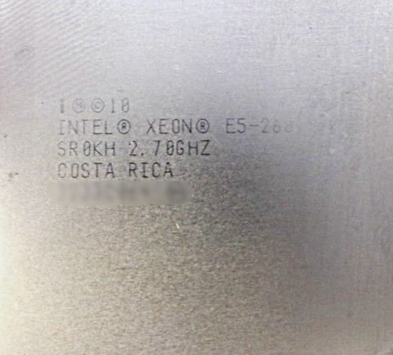 Intel Xeon E5-2680 2.7GHz 8-Core 20MB CPU Processor with Thermal Grease SR0KH