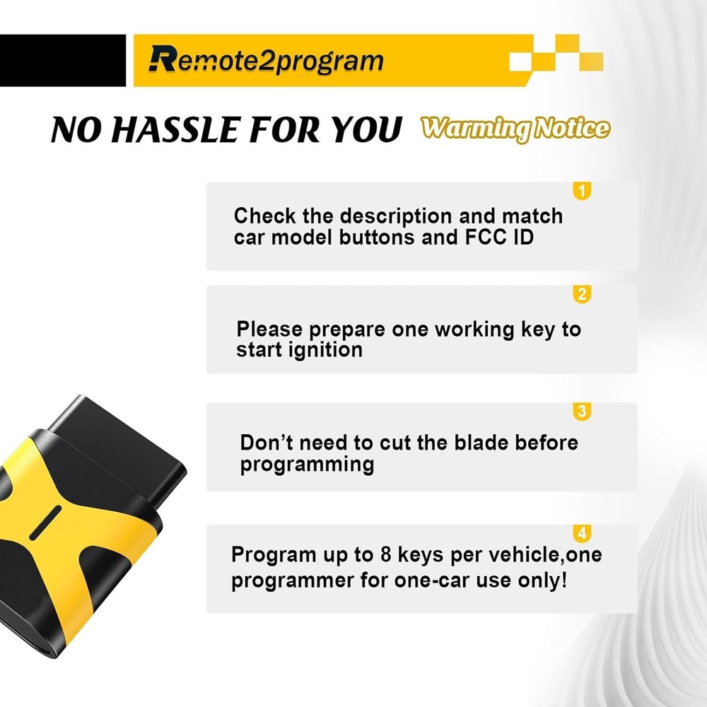 Car Key DIY Programming Tool/Self Programmable for Large Blade key programmer