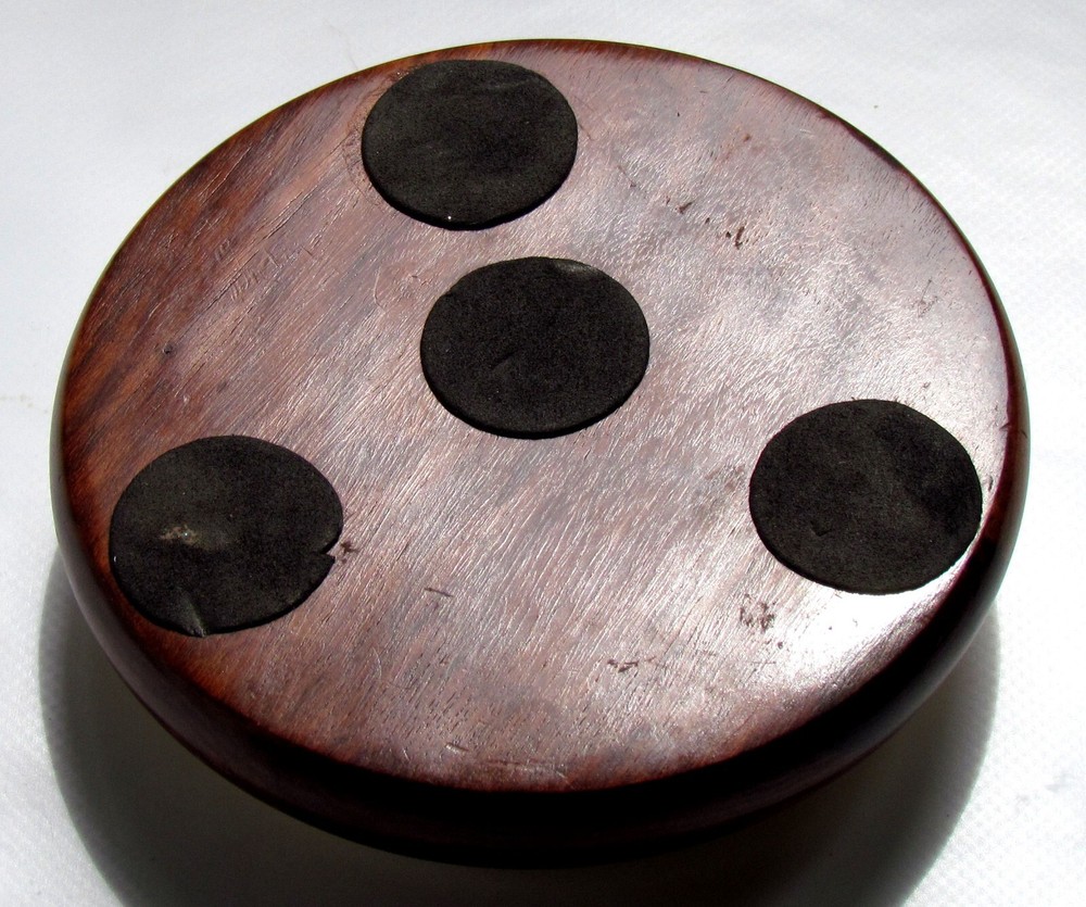 Vintage Brass/Wood Compass - Working