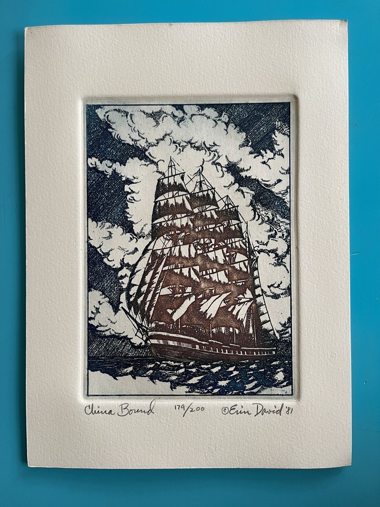 Erin David Color Etching - China Bound