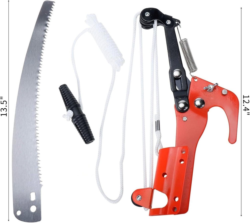 Extendable Tree Pruner Saw,High-Altitude Branches Trimmer Pruning Shears Head...