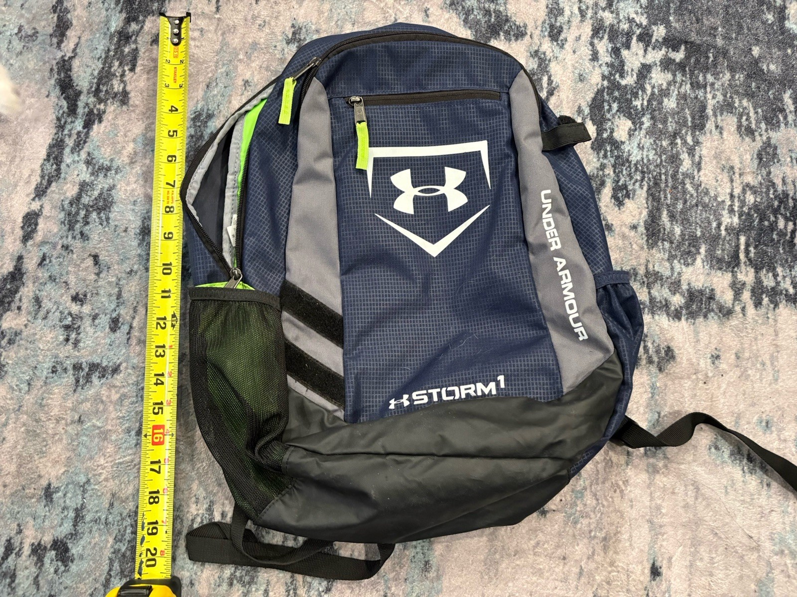 Under Armor X Storm Baseball Softball Backpack Dugout Bat Bag Navy Blue