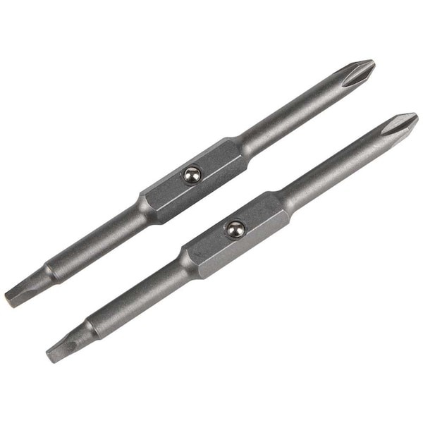 Klein Tools 32401 Replacement Bit 3/16" Slotted 1/4" Slotted,Pk2