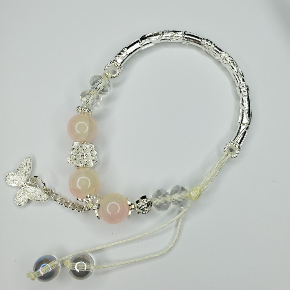 Hand crafted artisan unique gemstone bracelet