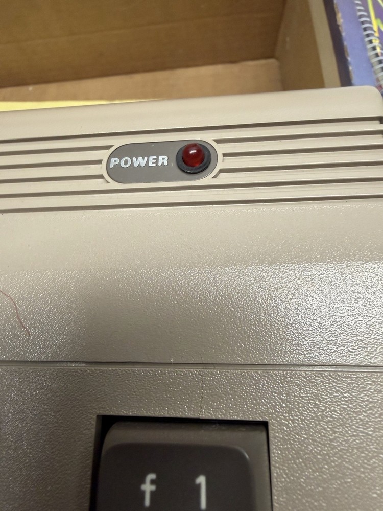 VINTAGE 1992 Commodore 64 C64 Breadbin Computer System - Cosmetic Damage -