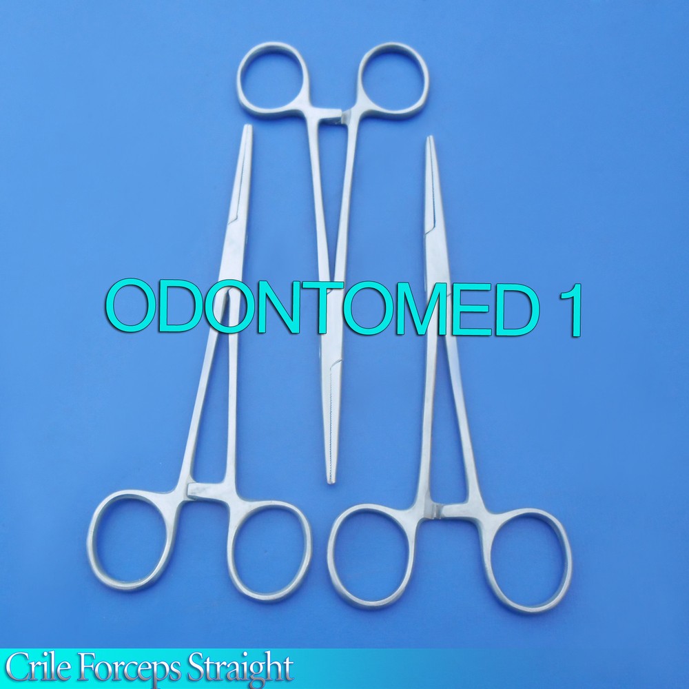 6 Rankin Crile Hemostat Locking Forceps Straight Tip 6"