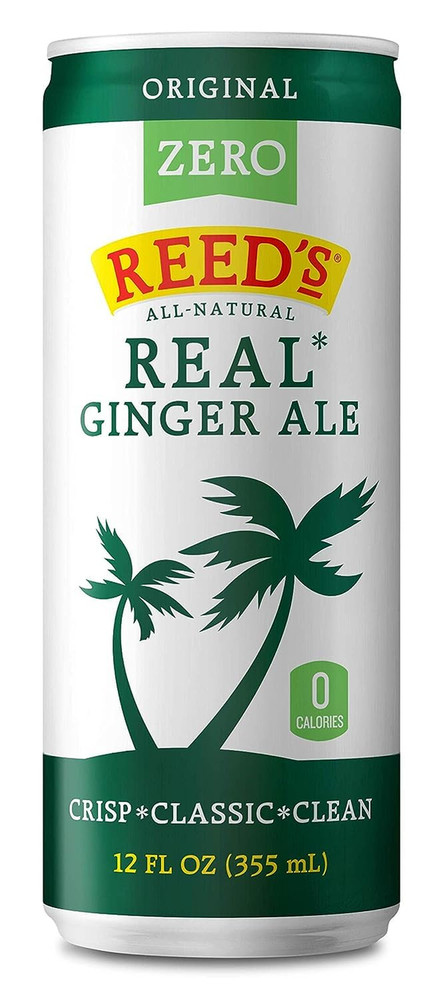 Zero Sugar Ginger Ale - Made with Pressed Organic Ginger - Zero Calories - 12Oz