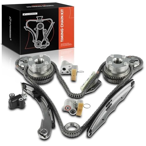 14PCS Engine Timing Chain Kit W/Sprocket & Tensioner & Guide Compatible with