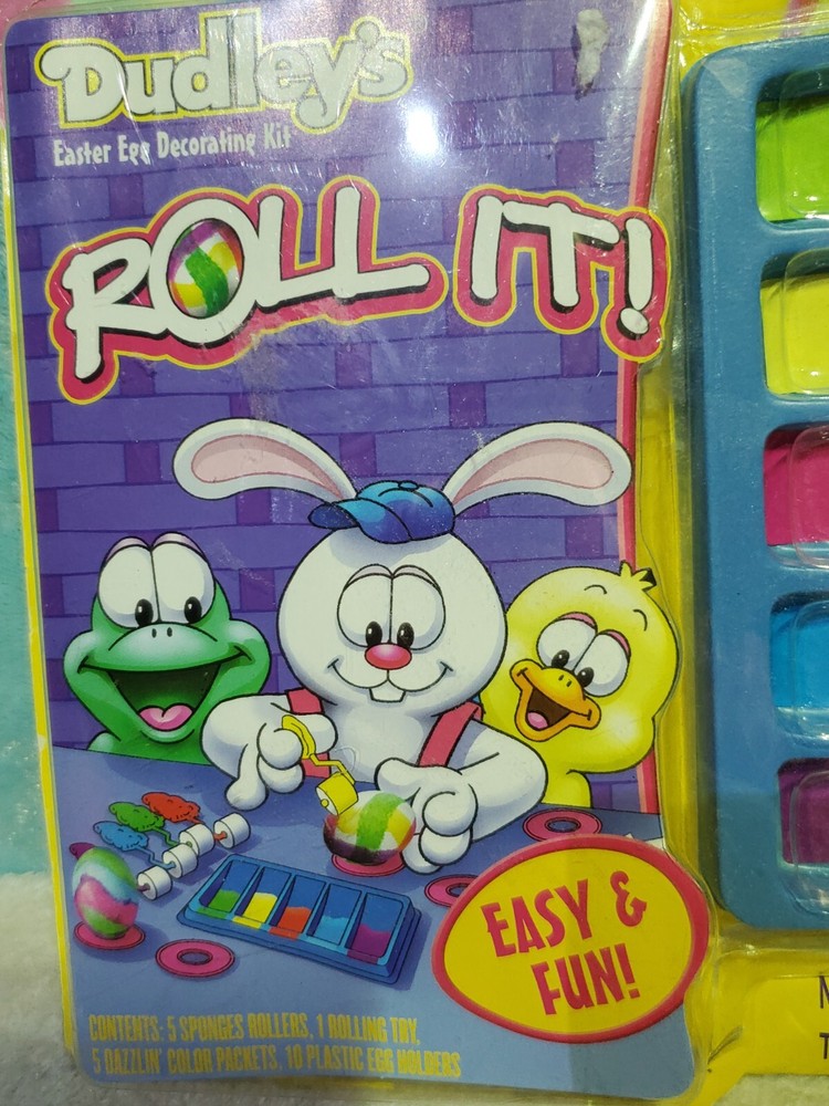 Dudley's Roll It! Easter Egg Decorating Kit NIB
