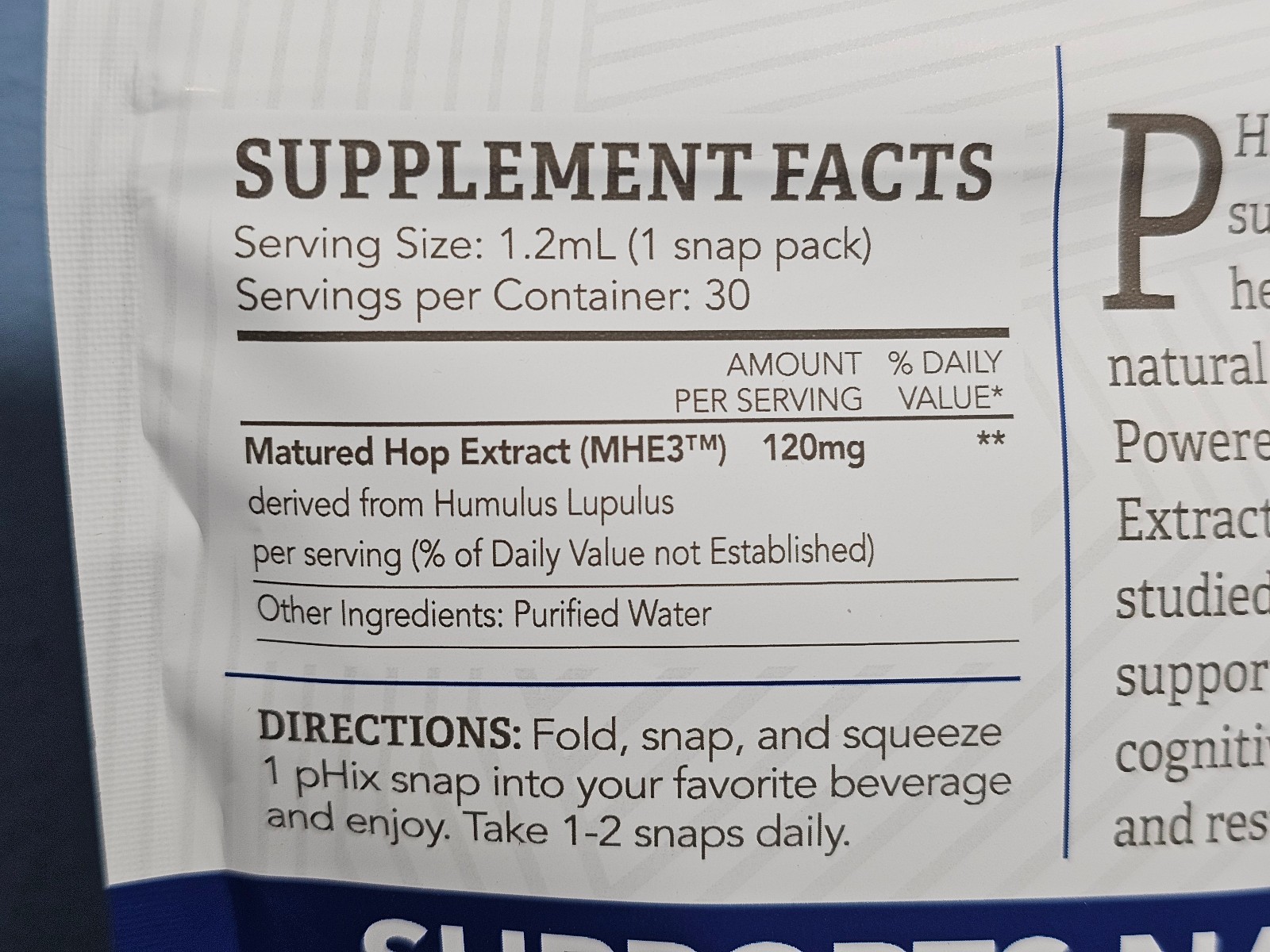 Marketplace Global pHix Fat Burning 30 Snap Packs - New / Sealed! Exp 12/2027