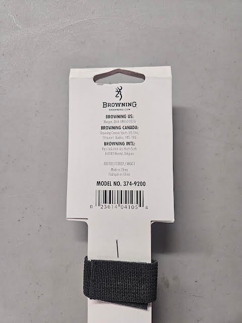 Browning Tactical Hunter Flashlight Pouch, Adjustable Top, Rear Belt Loop