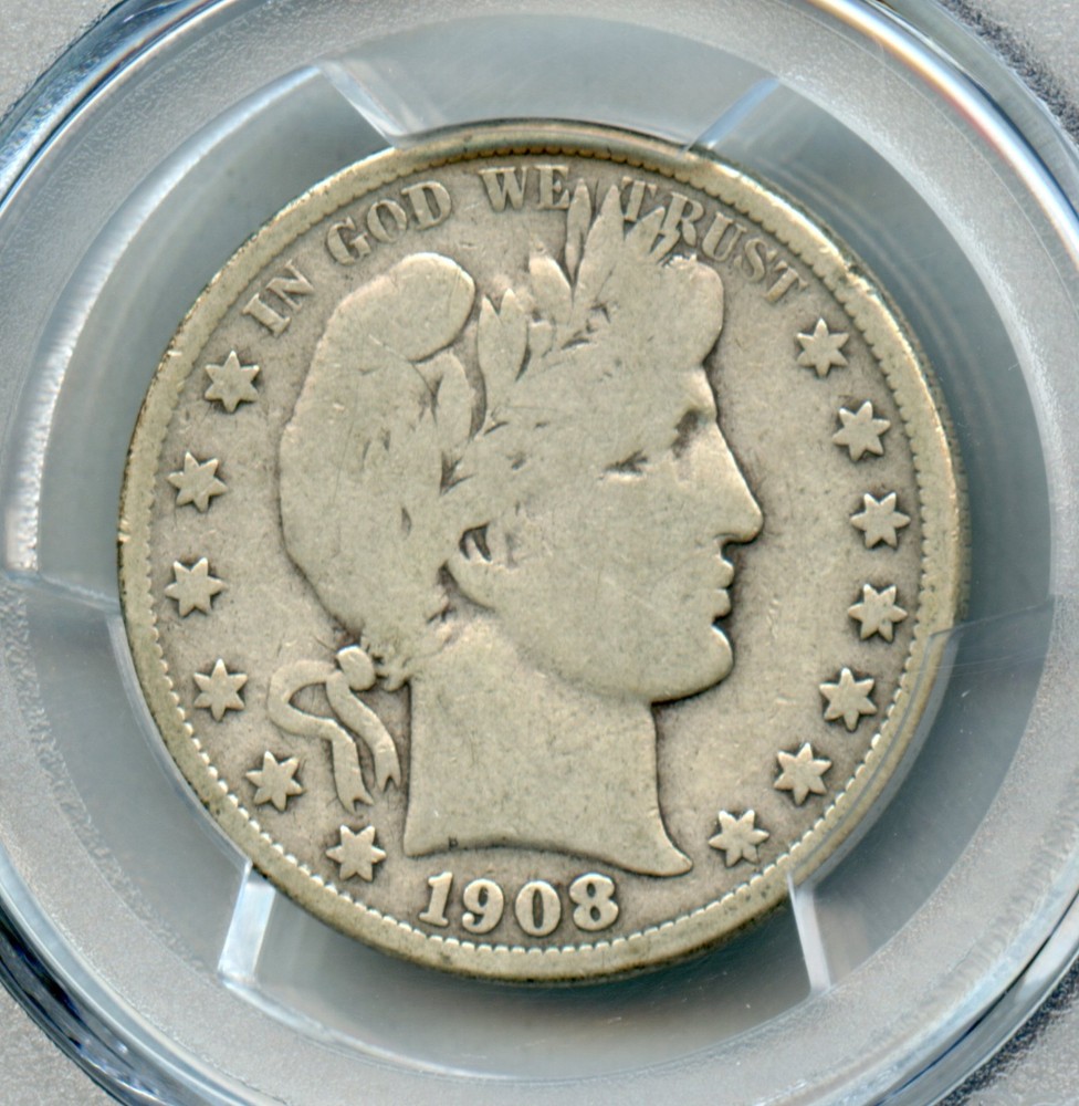 1908 O Barber Silver Half Dollar PCGS VG 8