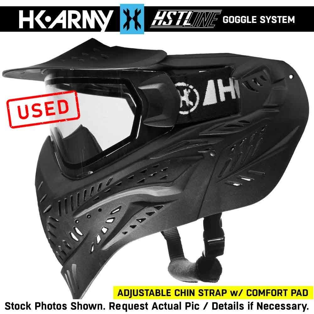 CLEARANCE HK Army HSTL Goggle Thermal Dual Paned Paintball Mask - Black