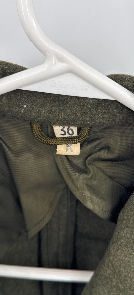 WWII USMC Wool Platoon Sergeant Jacket Green