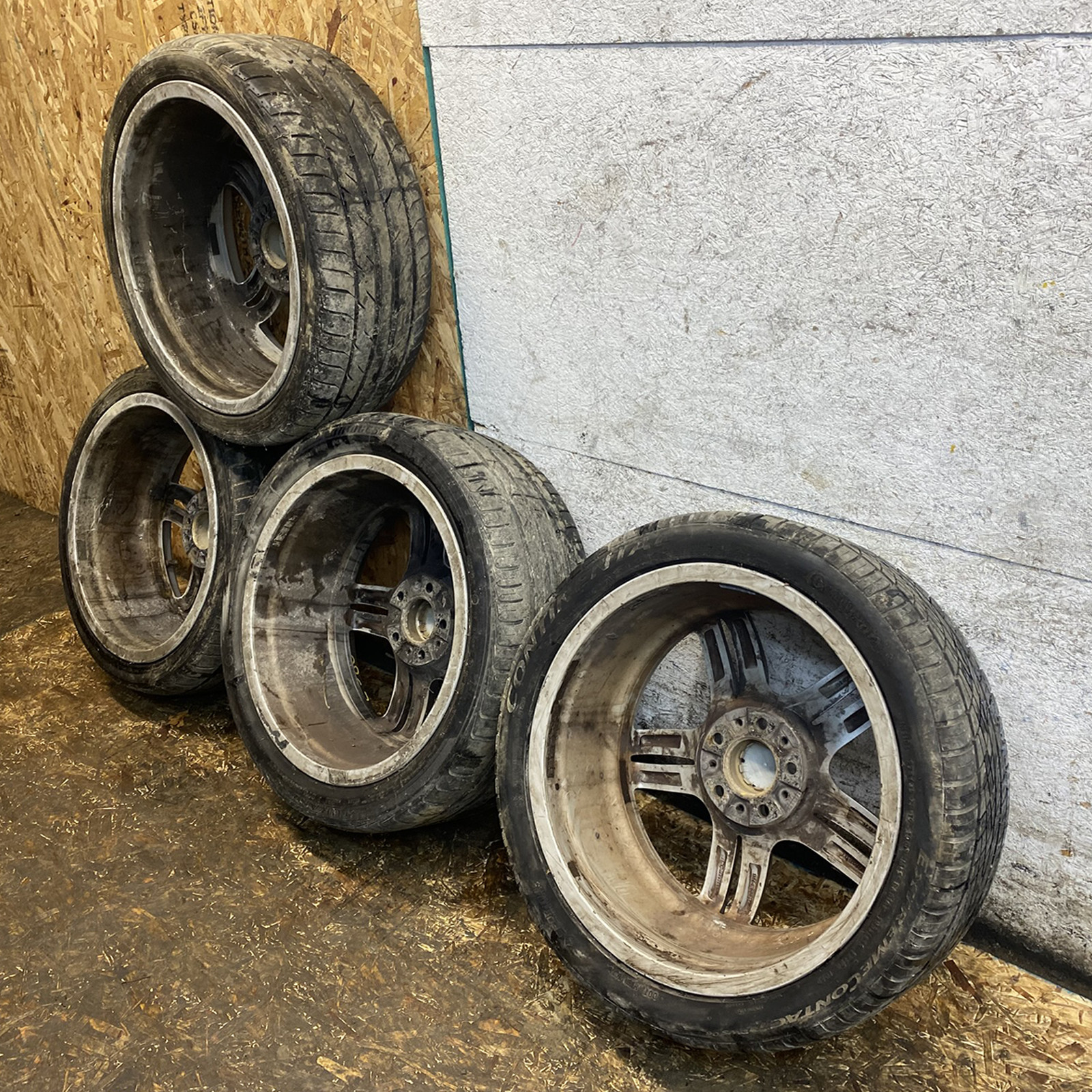 11-16 Bmw 528 535 550 F10 Wheel Rim Style 351 19X9j 5 Double Spoke Set Of 4 Oem