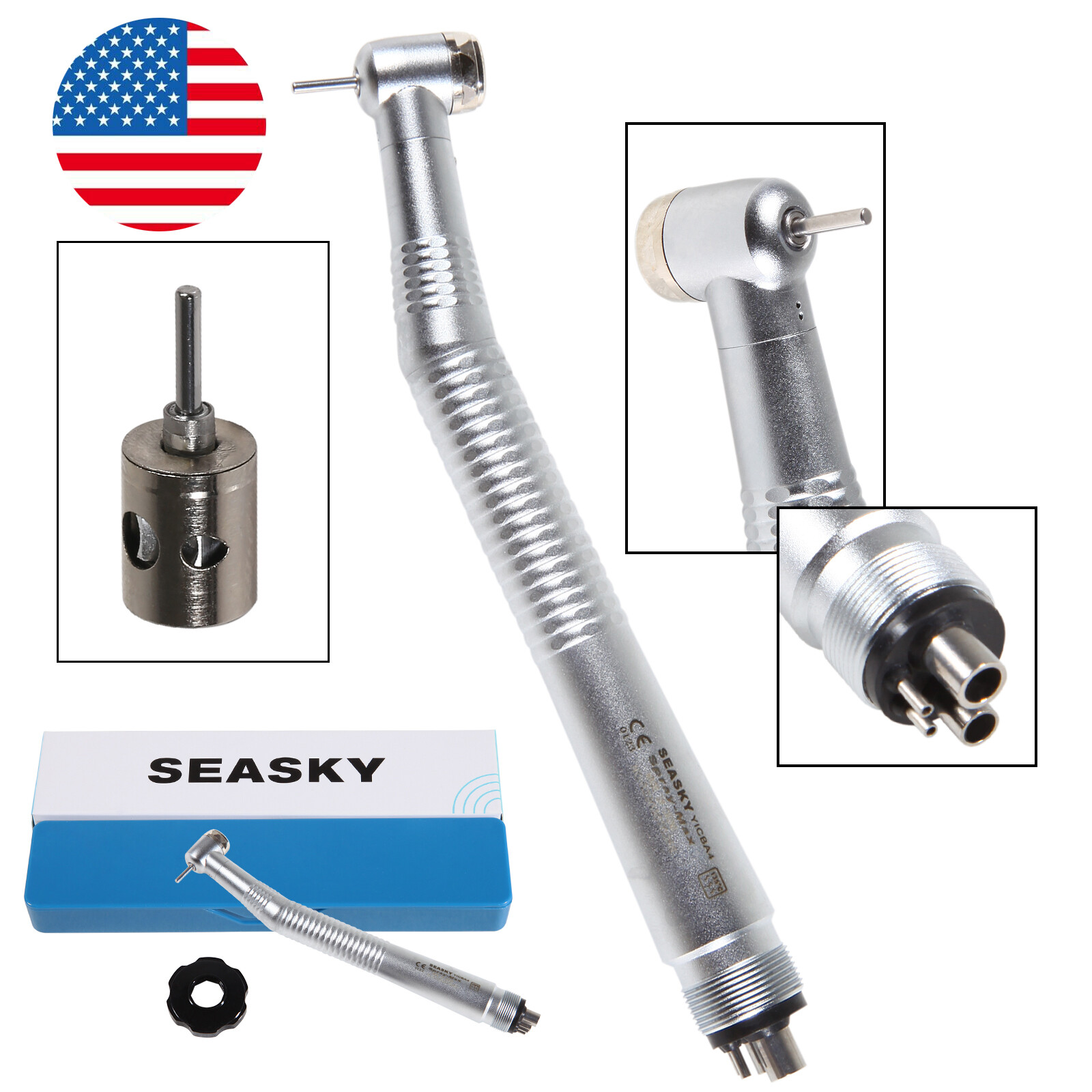 10* NSK PANA MAX Style Dental High Speed Handpiece Push Button 4Hole Air Turbine