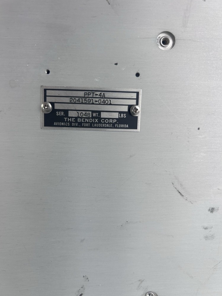 Bendix Air Transport Avionics PPT-4A