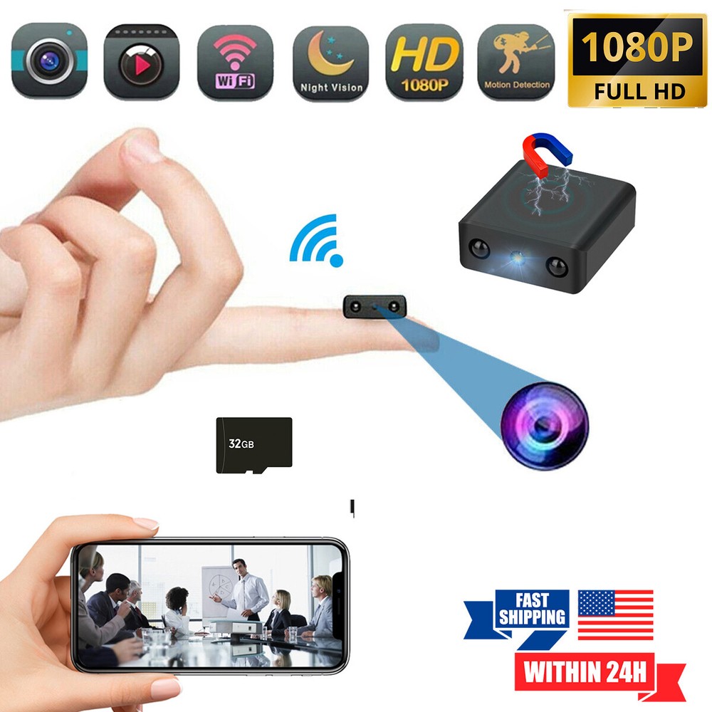 Camera Wireless Wifi IP Security HD1080P Night Vision Motion Cam