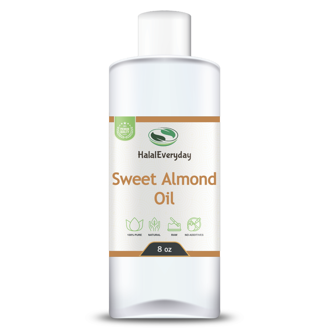 Sweet Almond Oil - 100% Pure Organic Virgin Cold Pressed Hair Skin Massage Bulk