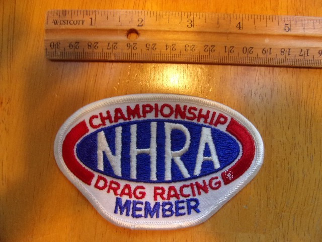 VINTAGE NHRA PATCHES AND STICKERS