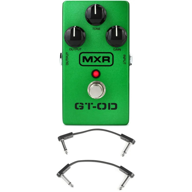 MXR M193 GT-OD Overdrive Pedal with EBS Patch Cables