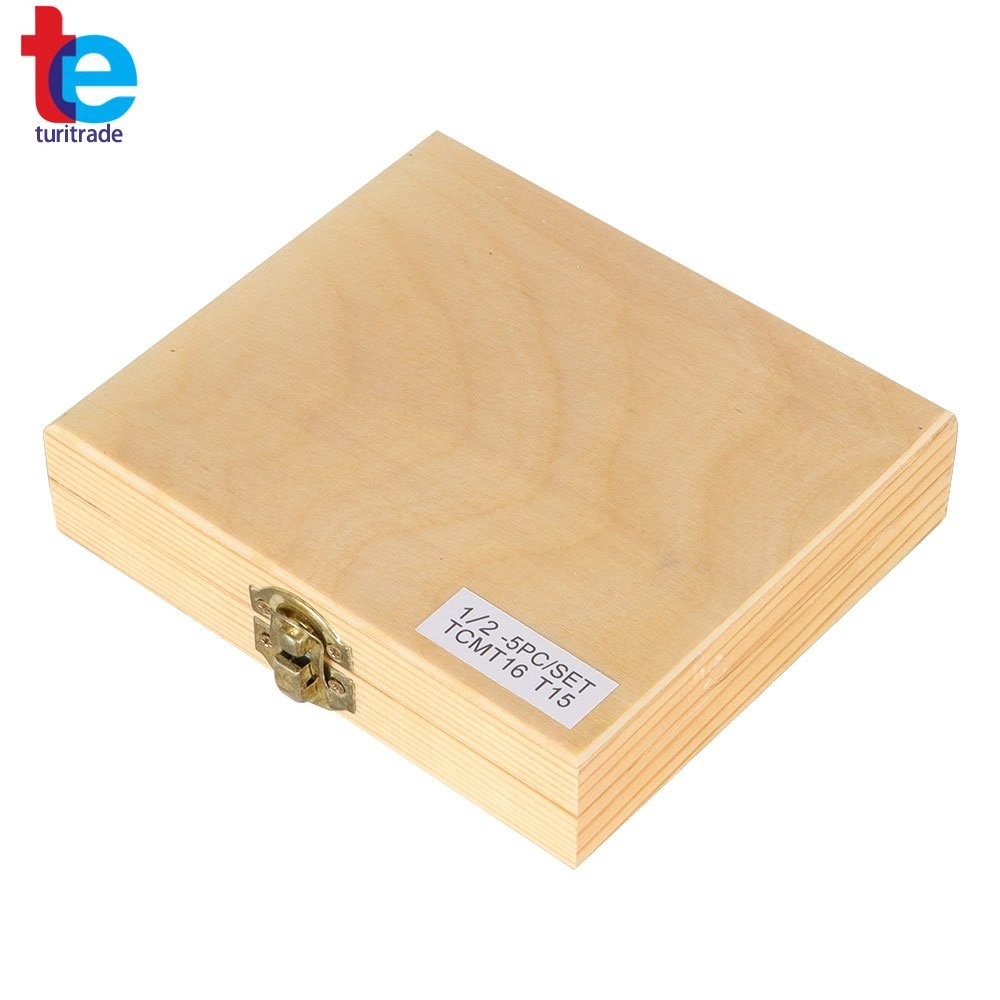 5 Pack 1/2" Carbide Indexable Turning Tool Lathe Tool Bit With Carbide Inserts